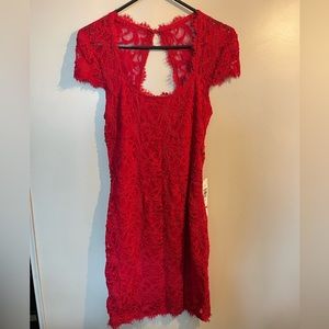 Red Lace Dress
